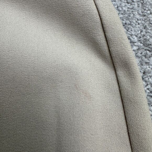 Vintage Y2K Sigrid Olsen Trouser Dress Pants Womens 12 Beige Straight High Rise - Picture 13 of 16